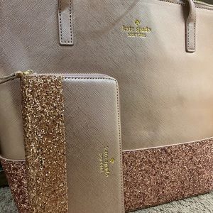 Kate Spade Top Zip Tote & Matching Wallet